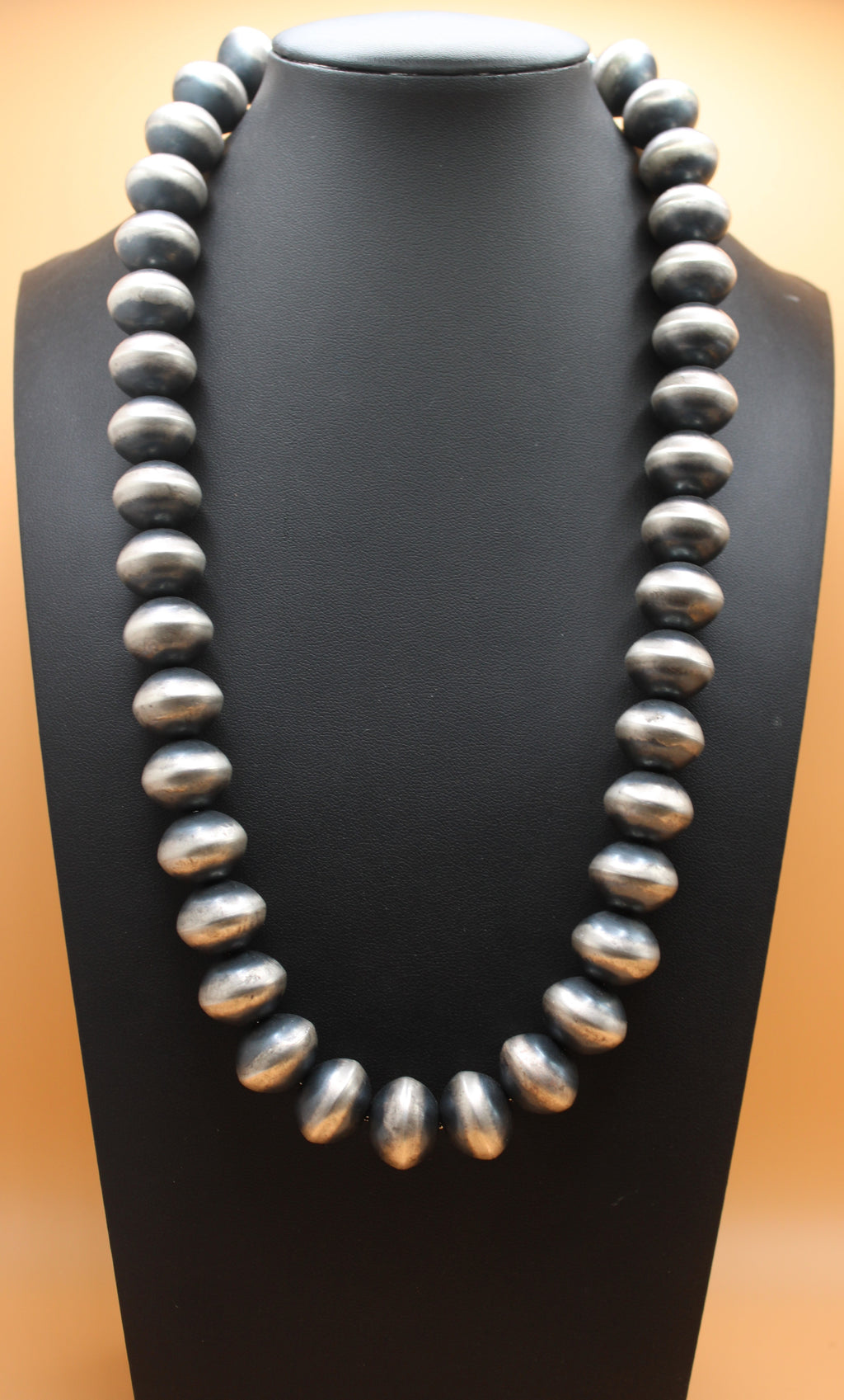 Gorgeous Sterling Silver Handmade Navajo Pearls by Bryanne Halwood