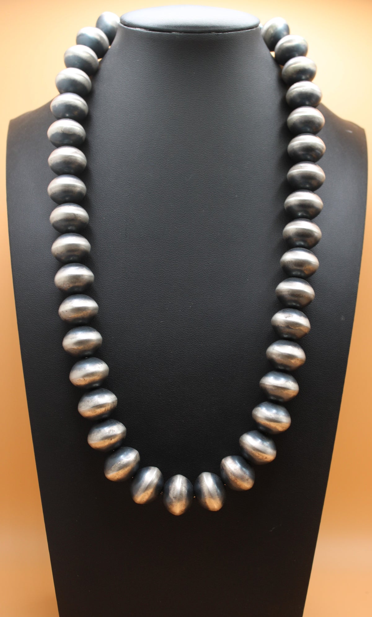 Gorgeous Sterling Silver Handmade Navajo Pearls by Bryanne Halwood