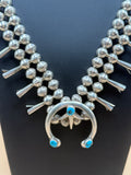 Stunning Handmade Sterling Silver w/Tyrone Turquoise Artist stamp P