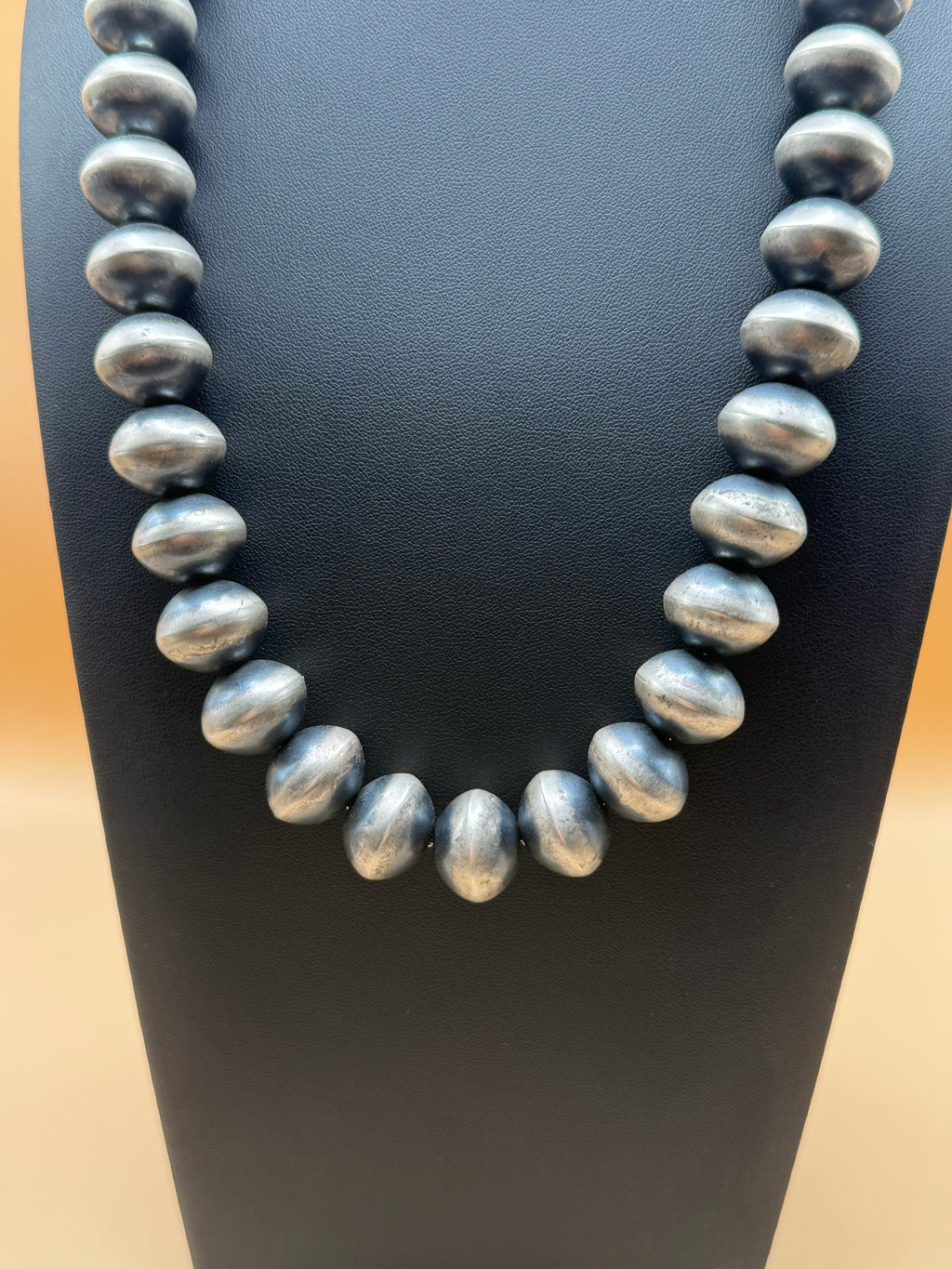 Gorgeous Sterling Silver Handmade Navajo Pearls by Bryanne Halwood