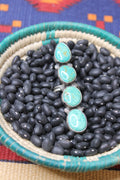 4 stone turquoise crawler ring